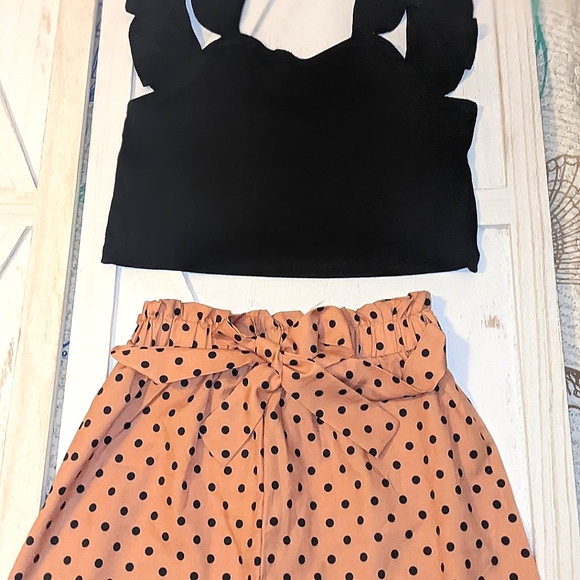 🆕 Outfit 11-12 Year  🆕 Jr Size Tank and shorts combo, smallish medium. - Picture 7 of 8